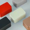 Solid Color Tea Container Square Empty Cans Gift Jars Card Box  Home Storage