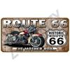 Route 66 металлический знак жесть жесть пластина жесть знак старинный мотоцикл автомобиль металлический плакат настенный декор для гаража бар паб мото клуб