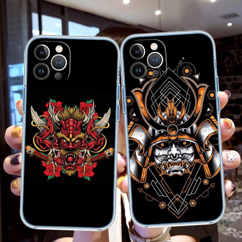 BF73 Япония Маска Самурая Чехол для Motorola Moto G10 G20 G30 G31 G32 G34 G35 G41 G42 G50 G51 G52 G55 G60 G60S G62 G71 G72 G75