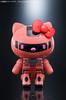 TAMASHII NATIONS Chogokin Zaku II Hello Kitty ABS Painted Action Figure Char's Die-cast &