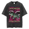 I Grace Thee with My Presence The Harbinger of Awkward Situations Funny Tshirt Goose Japanese Style Washed Vintage Men T Shirt