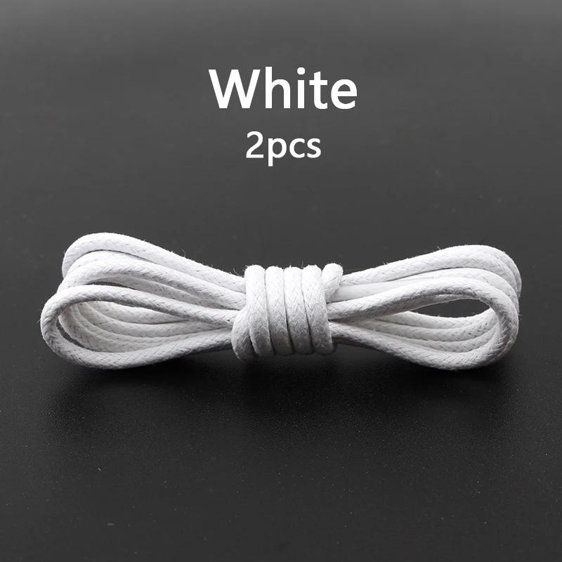 НОВЫЕ 1 пара ботинок, мокасины, шнурки, вощеный хлопок, круглые шнурки, кожаные шнурки Оксфорд, водонепроницаемые шнурки для женщин и мужчин