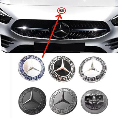 1 шт. 57 мм Эмблема на капот автомобиля Значок Капот Автоаксессуары Для Benz W204 W205 W212 W213 W221 W177 W246 GLA GLC CLA