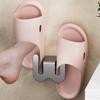 Bathroom Slipper Rack Slippers Hanging Shelf Storage Organizer Multifunctional Toilet Shoes Rack Simple Bathroom Storage Hook