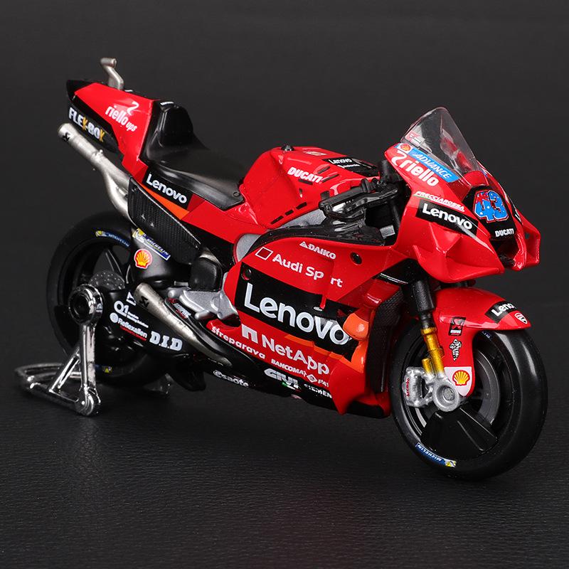 1:18 Масштаб Сезон 2021 Ducati, Honda, Yamaha Сплав Модель Мотоцикла Игрушка