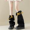 Subculture Leg Warmers for Women Girls Y2K Leg Warmer Sweet Cool Long Socks Gothic Harajuku Leg Cover Knee High Socks