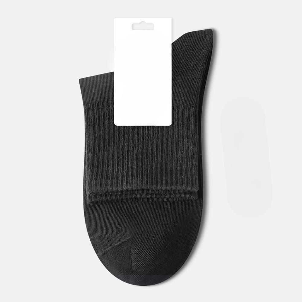 Женские весенне-летние носки-трубы из чистого хлопка, впитывающие пот, дышащие, бесшовные