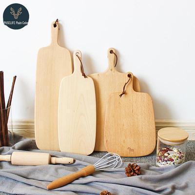 Разделочная доска из японского бука для кухни, выпечки, хлеба, фруктов, суши и пиццы