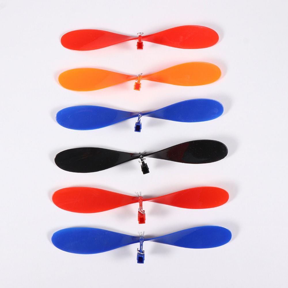 10pcs Plastic Aircraft Propellers 2 Colors Car Propeller For Student Airplane Projects