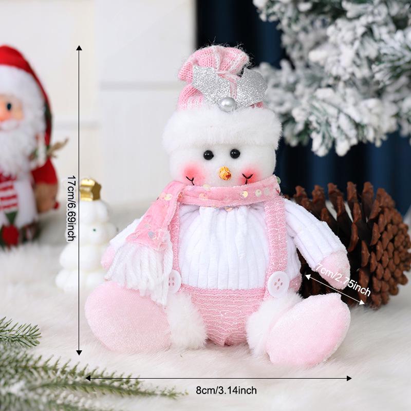 High-end Knitted Christmas Gnome Plush Ornament with Pointed Hat