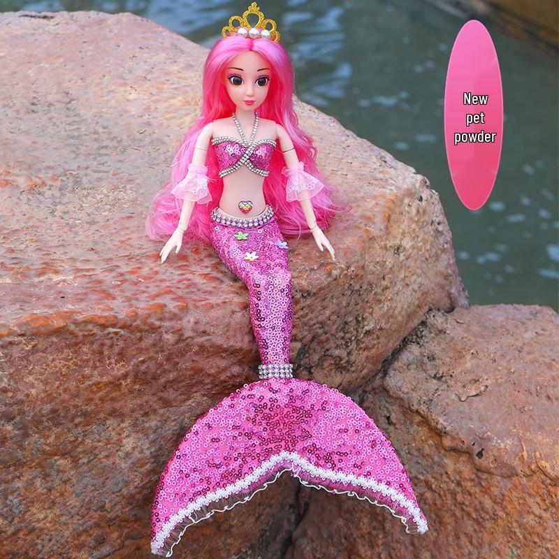 Кукла-принцесса-русалка: Игрушка для игр с водой ручной работы для девочек - Идеальный подарок на День защиты детей