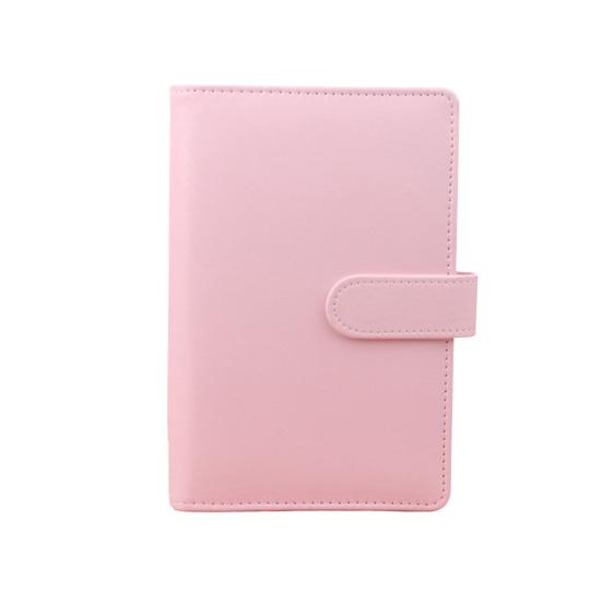 6-Ring Multi-pockets Loose-Leaf Binder Cover Faux Leather Planner Diary Loose-Leaf Notebook Cover School Supplies