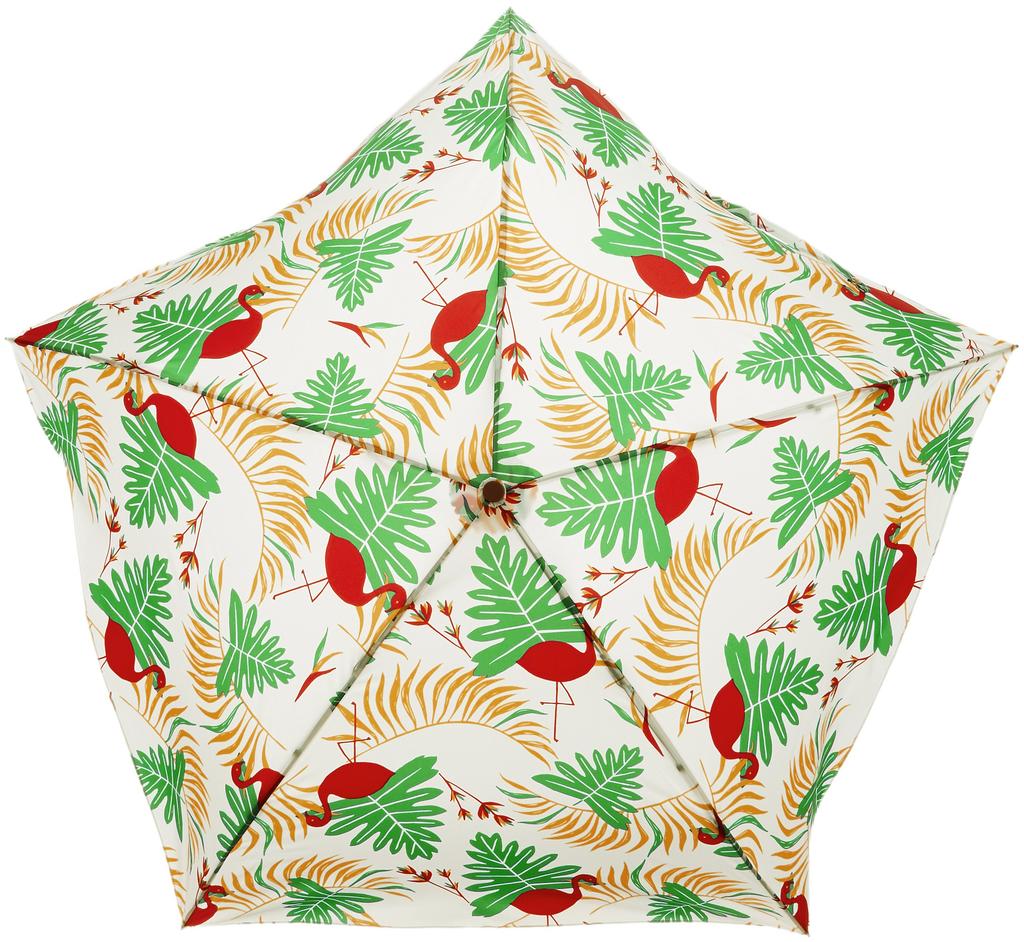 Mabu Folding Safari Green 5 UV Protection Fiberglass Umbrella, Lightweight, Design, Ribs, 55cm, (Over 97%), Ribs, MBU-LMDPT16