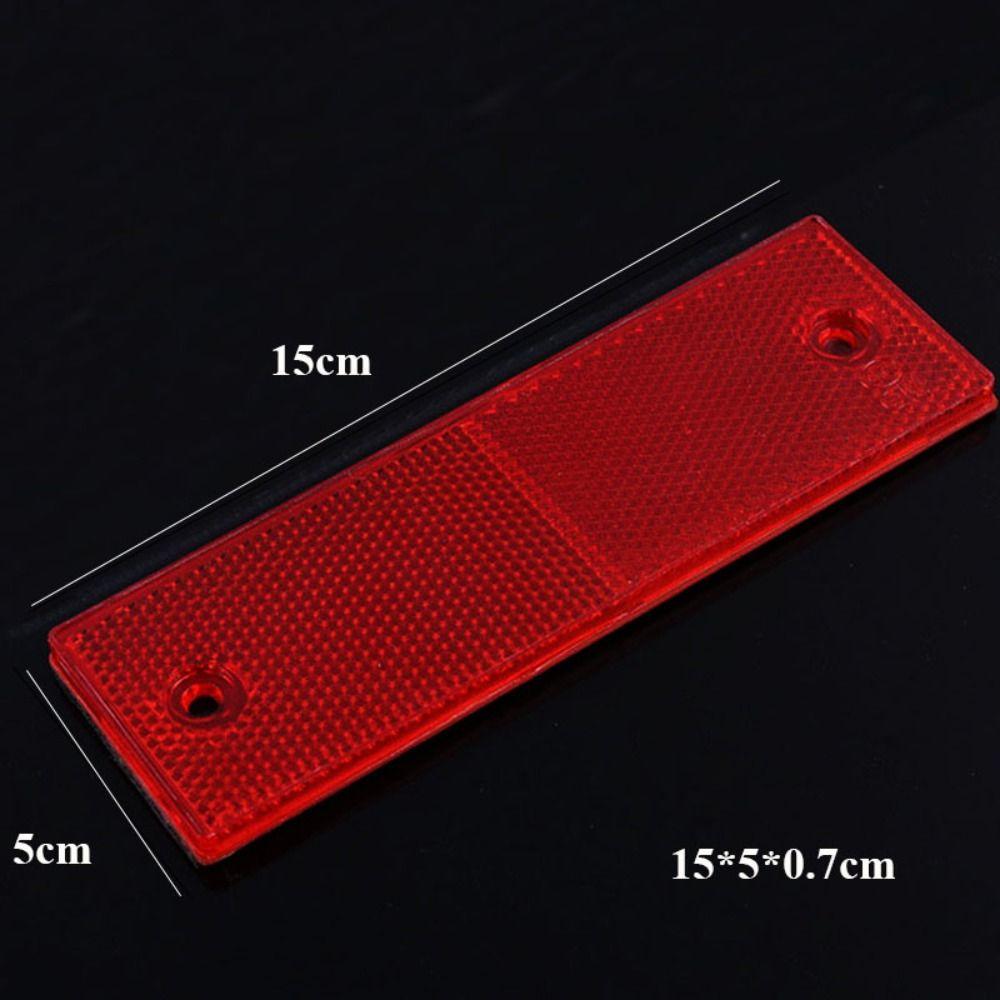 Светоотражающая рамка для знака, 15 см, предупреждающая полоса для заднего фонаря, светоотражающая наклейка для безопасности на открытом воздухе