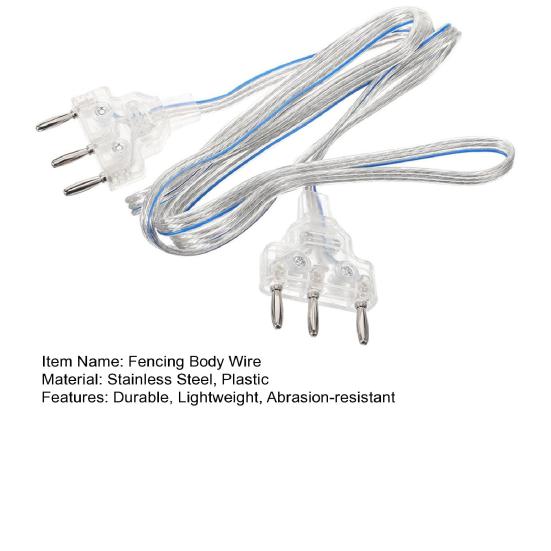 Шнур для фехтования, шпага, проволока для фехтования, шпага, рапира, шнур для фехтования с прозрачным кабельным адаптером для соревнований, ежедневная практика