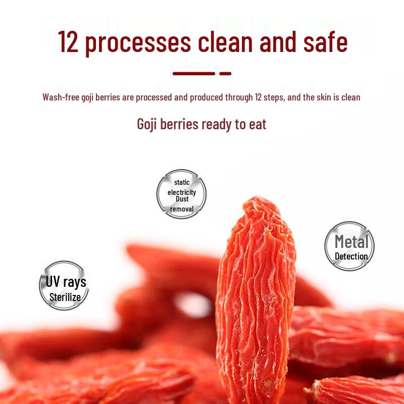 NINGANPU Sulfur-Free Premium First Harvest Ningxia Goji Berries