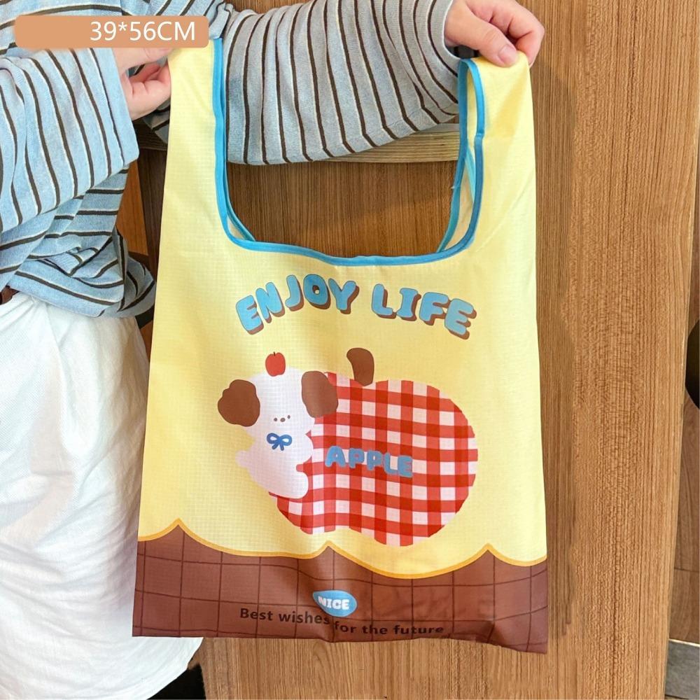Waterproof Folding Storage Bag Eco-Friendly Handheld Bag Portable Vegetable Storage Bag Storage