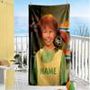 Pipi Customize Text Beach Towel Soft Durable Quick-Dry Portable for SwimmingBeachCamping Travel Beach AccessoriesGym