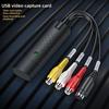 Single USB Capture Card Av Signal Converter Monitoring Video One Camera Capture Capture Way Car D8I7