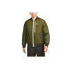 Reversible Stand Collar Sports Cotton Jacket Men Outerwear Green DD6850-326