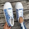 Women Sneakers New Comfortable Denim Canvas for Shoes Women Fashion Lace-up Flat Sneakers Women Ladies Casual Platform Shoes