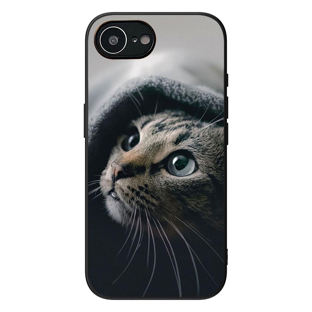 Чехол для телефона с котенком, кошкой, мяуканьем, сине-зелеными глазами для Samsung Galaxy A06 A05 A14 A50 A51 A52 A12 A13 A23 A70 A07 A25 A26 A72 A56