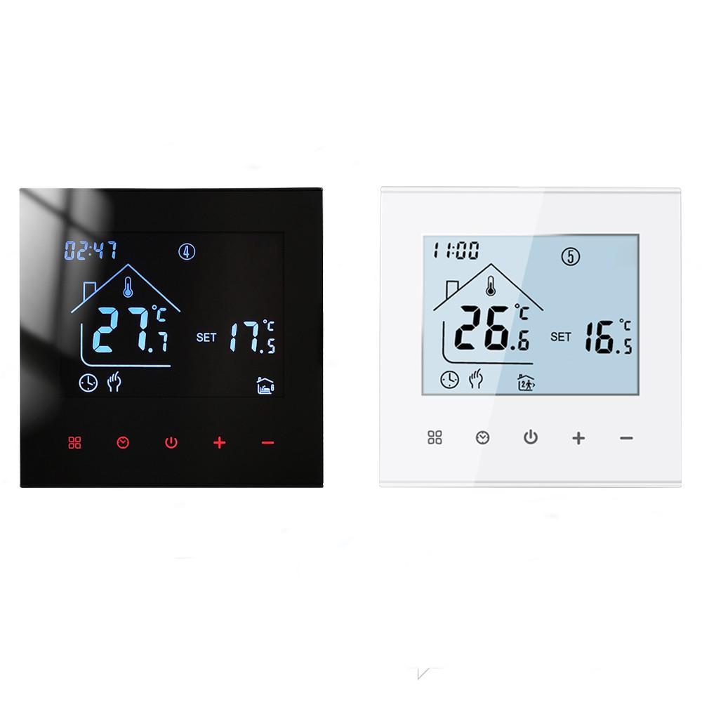 Программируемый термостат, газовый котел/электрический/водяной пол с подогревом, 3A/16A, ЖК-дисплей, контроллер температуры теплого пола
