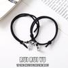 RUI RUI YU 2pcs Astronaut Stars Bracelet Women Lover's Couple Magnet Charm Female Male Paired Friendship Jewelry