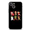 Рождественский Новый год Чехол для телефона для iPhone Apple 15 14 13 12 11 Pro Max Mini 7 8 Plus XR XS X SE 2020 Черный силиконовый чехол