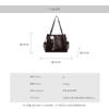 Retro Large-capacity Tote Bag Women's Autumn and Winter New Shoulder Messenger Bag Fashionable Versatile Commuter Bag