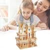 Набор для сборки виллы в стиле фэнтези, 3D-пазл, набор моделей, деревянная конструкция, игрушка для конструирования