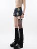 Vintage Star Denim Shorts Women Summer Sexy High Waist Y2k Streetwear Fashion Harajuku Shorts Jeans Large Size Women's Clothing