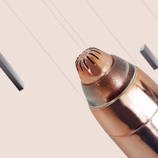 Женский безболезненный электрический триммер для бровей, эпилятор для лица, подбородка, губ, носа, удаления волос