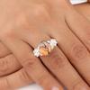 Orange Copper Turquoise 925 Solid Silver Jewelry Handmade Dainty Ring For Women RR-59-43