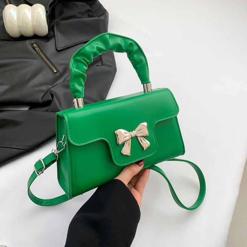 Fashionable Street Style Pu Leather Shoulder Bag 2024 Spring New Crossbody Bag For Women