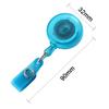 Belt Clip Retractable Badge Reel Key Ring Easy-to-pull Buckle ID Card Holder  School Student