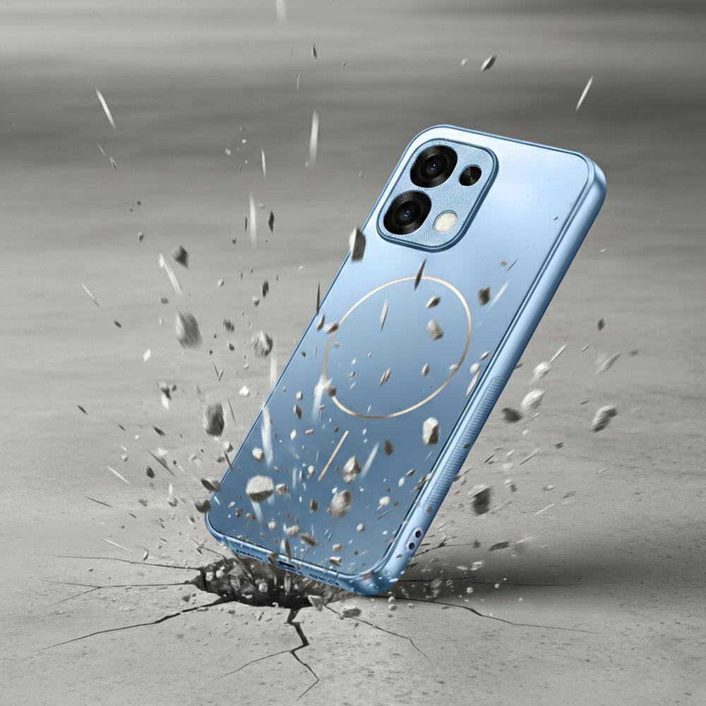 Protective case for Oppo A6 Pro 5G, for MagSafe, blue
