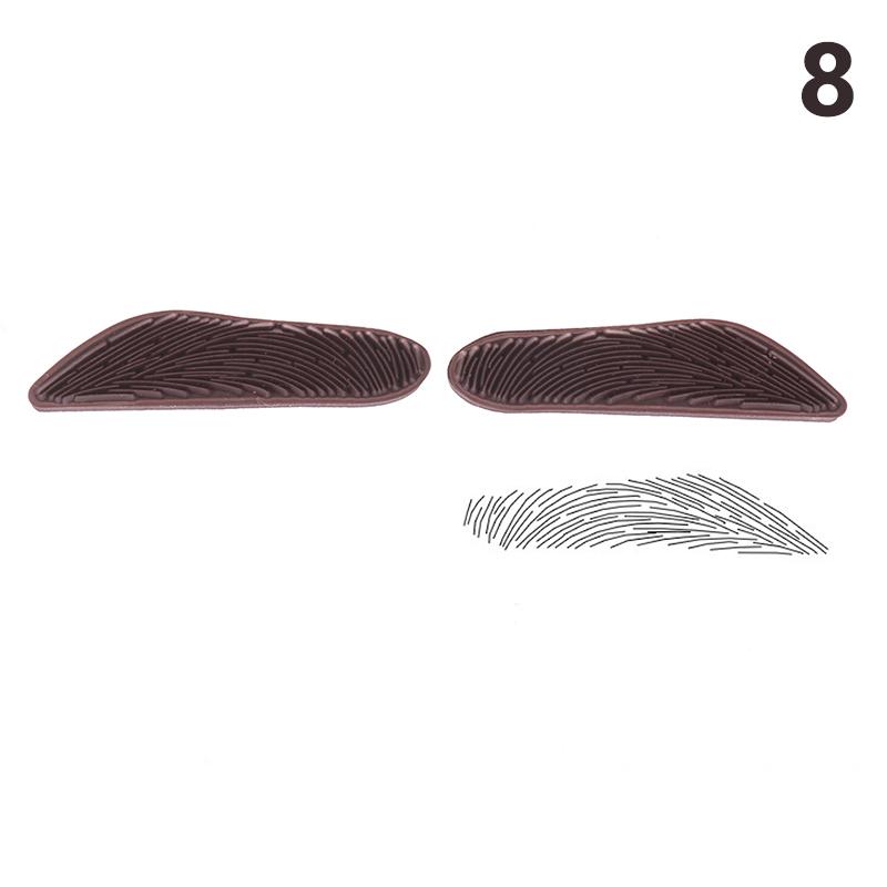 1 пара для начинающих, отработка линий бровей, трафарет для бровей, линейка, позиционирующий штамп, инструмент для начинающих, набор для ленивых татуировок бровей