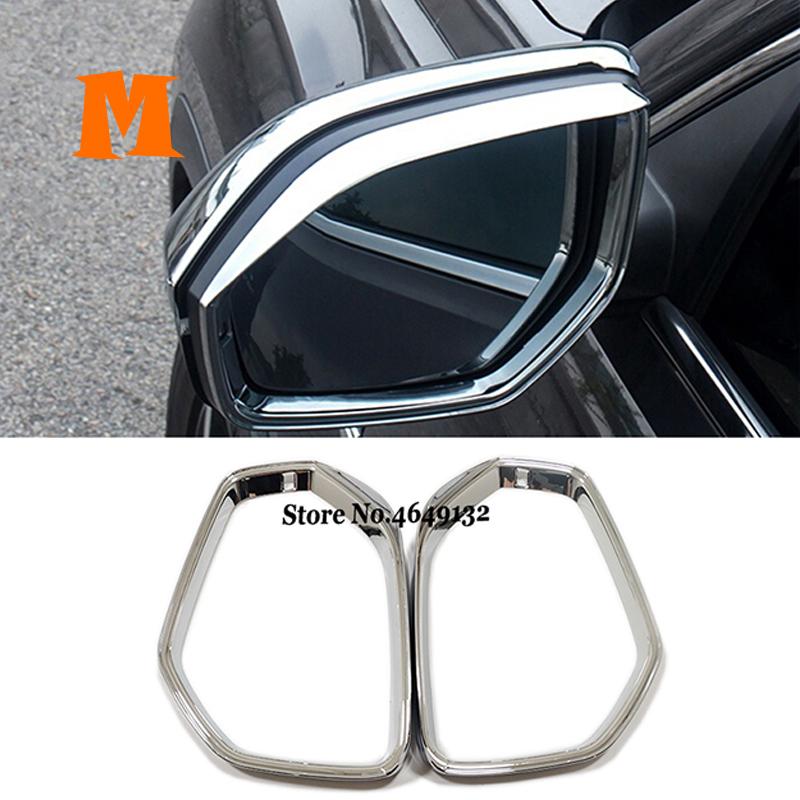 2017 2018 для VW Volkswagen для Teramont Atlas ABS, боковая дверь автомобиля, поворотное зеркало заднего вида, накладка, аксессуары для стайлинга