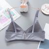 Женский однотонный бюстгальтер с фиксированной чашкой, летний легкий и тонкий стиль, пуш-ап, формирующее нижнее белье против отвисания