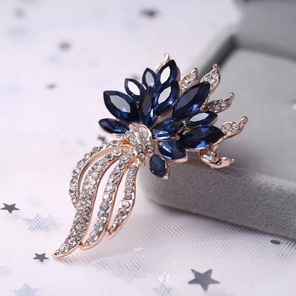 Модная брошь со стразами, хрустальный цветок, женские шапки, шарф, костюм, брошь, одежда, пряжки, булавки для женщин, распродажа, украшение букета