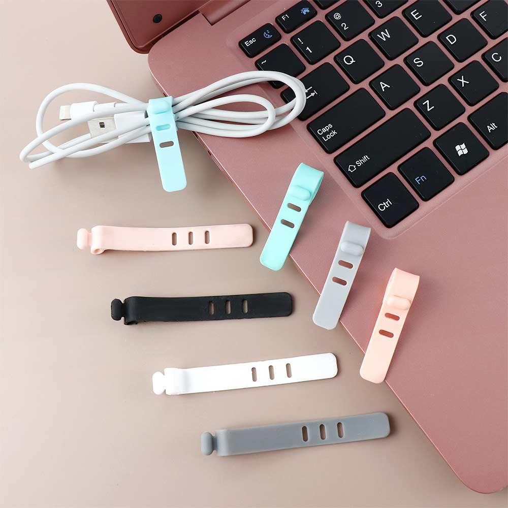 Клипсы Клипса для наушников Офисные аксессуары Клипса для гарнитуры Органайзер для кабелей Держатель для кабелей Намотка для кабелей