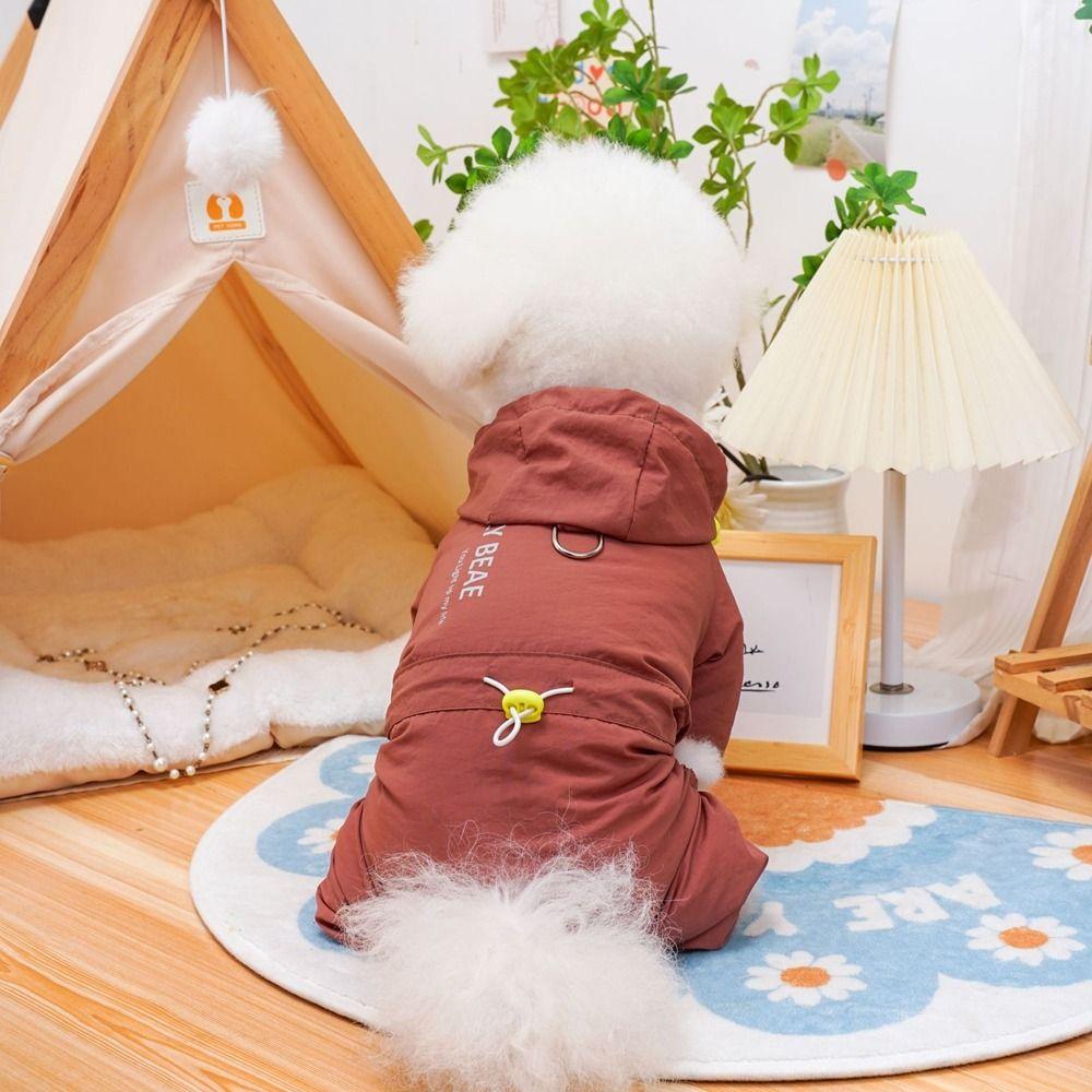 Ветрозащитный комбинезон для собак, одежда для питомцев на четырех лапах, модная одежда для собак на весну, лето, осень