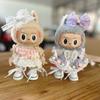 For 17cm Labubu Doll Dress Clothes Fashion Clothes Hoodies Doll Clothes Hoodies Dolls Accessories Cute Decoration Little Cloths