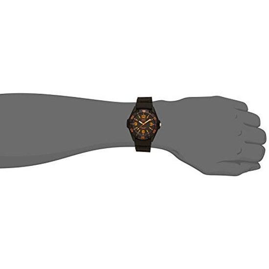 Citizen QQ Wristwatch Analog Waterproof Urethane Belt VR44-003 Mens Orange