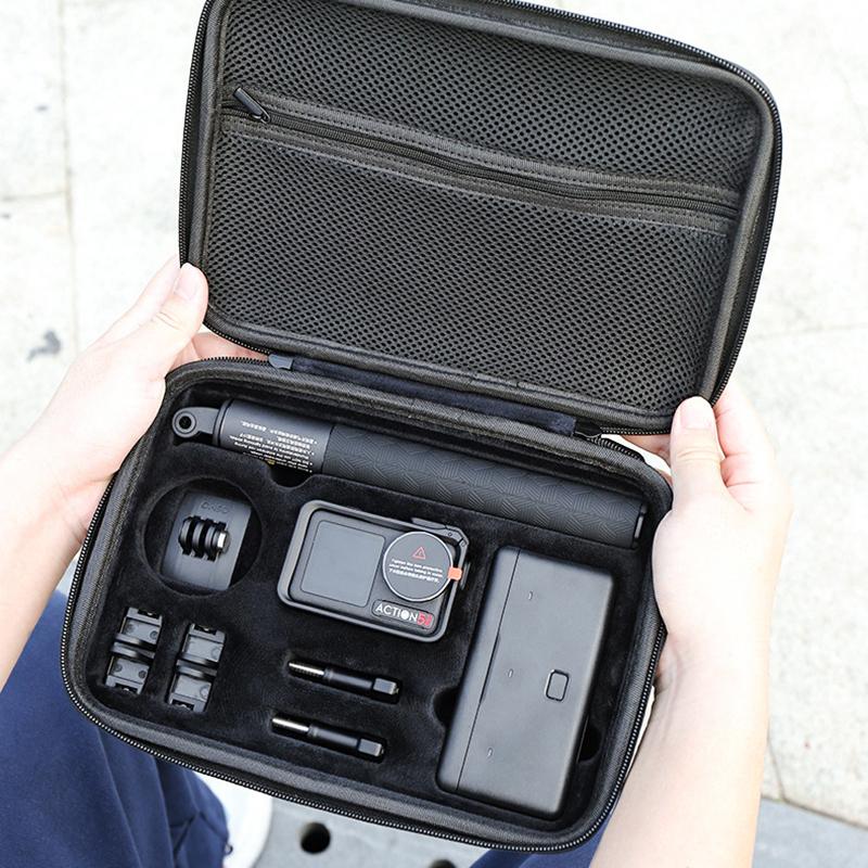 Спортивный контейнер для хранения камеры Dji Action 5 Pro/4/3, набор, портативный жесткий чехол для переноски, дорожная сумка-органайзер