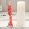 Новая простая силиконовая форма для свечи «Объятия семьи», форма для свечи «Любящая пара», портретная форма для ароматерапевтической свечи, форма для смолы для изготовления свечей