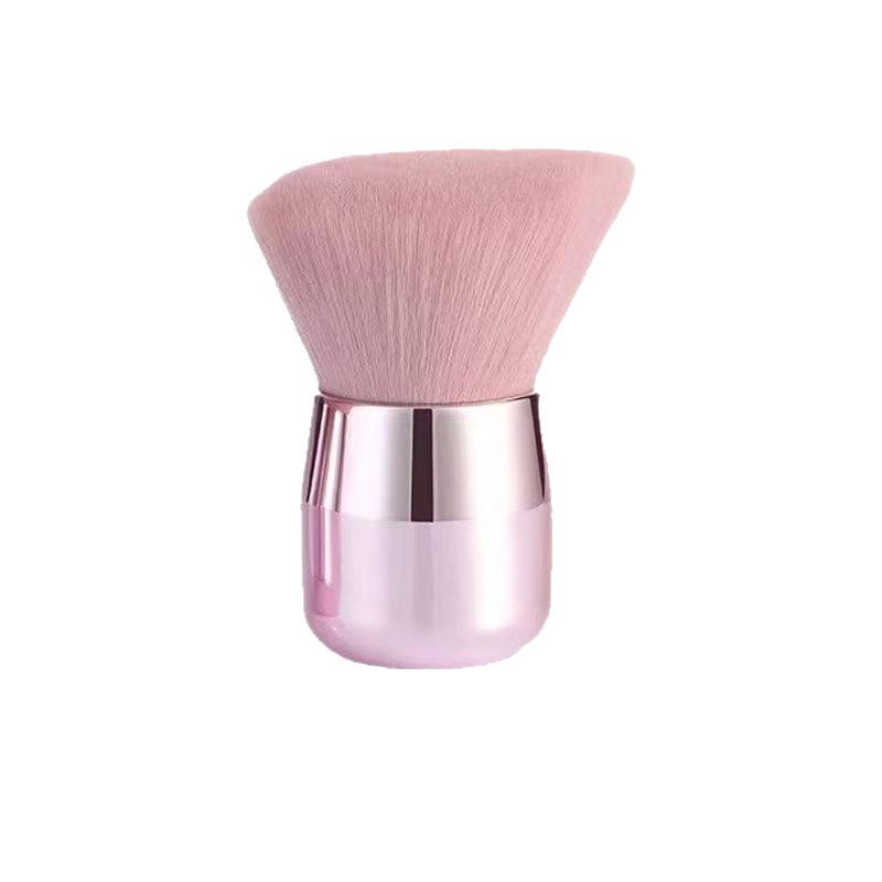 Mushroom Head Loose Powder Brush Full Set Large Honey Powder Blush Brush Beauty Tool Soft Hair Makeup Brush Pink Setting Brush