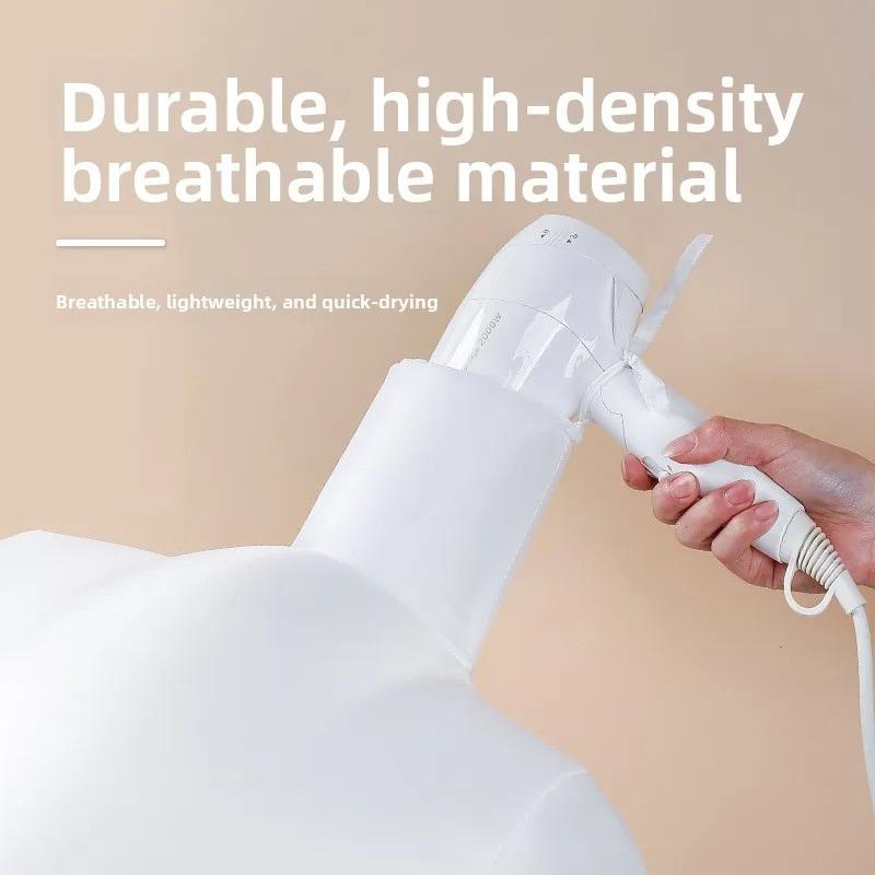 1-10PCS Portable Clothes Drying Bag Hair Dryer Port Fast Folding Garment Dryer for Travel Dorm Down Jacket and Delicates Care