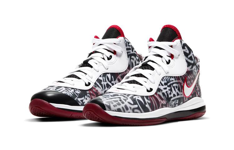 Nike Детские баскетбольные кроссовки Lebron 8 Mid top для детей от 3 до 7 лет DH3239-001